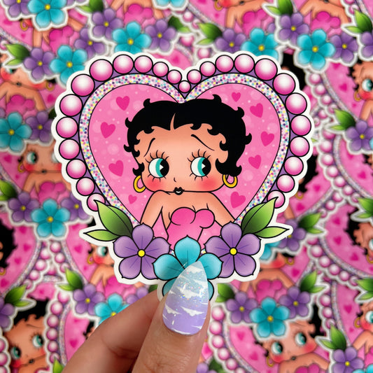 Betty Heart - Sticker