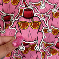 Friends Monica Turkey Head - Sticker