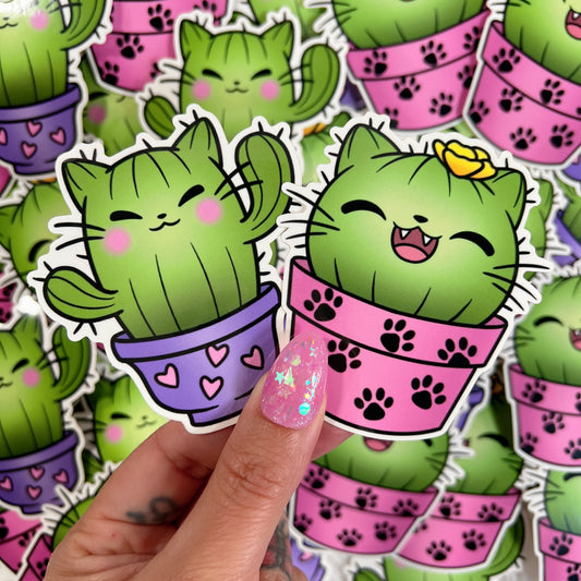 Kitty Cactus - Sticker Set