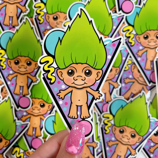 90's Troll Doll - Sticker