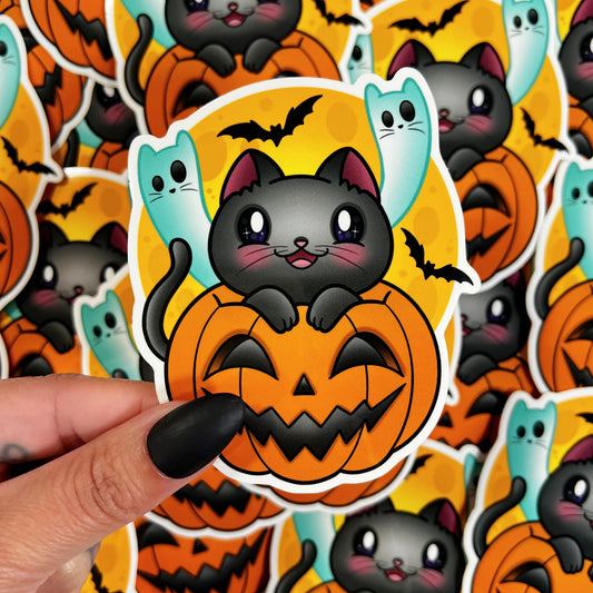 Spoopy Kitty - Sticker